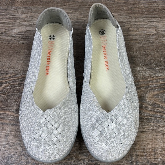 Bernie Mev Women’s Comfortable Catwalk Flats -Silver Grey EU 38 / US 8 - Picture 2 of 10